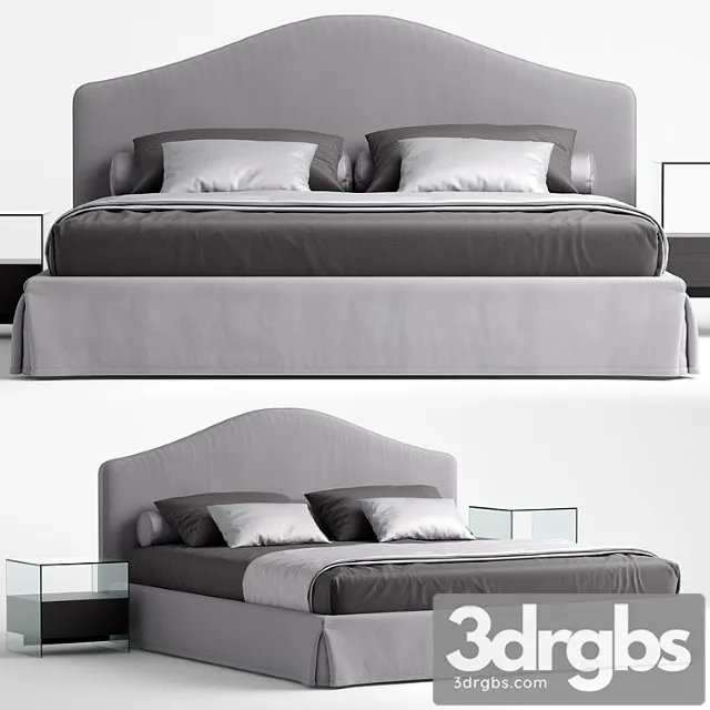 Busnelli bed mayfair 2 3D Model Free