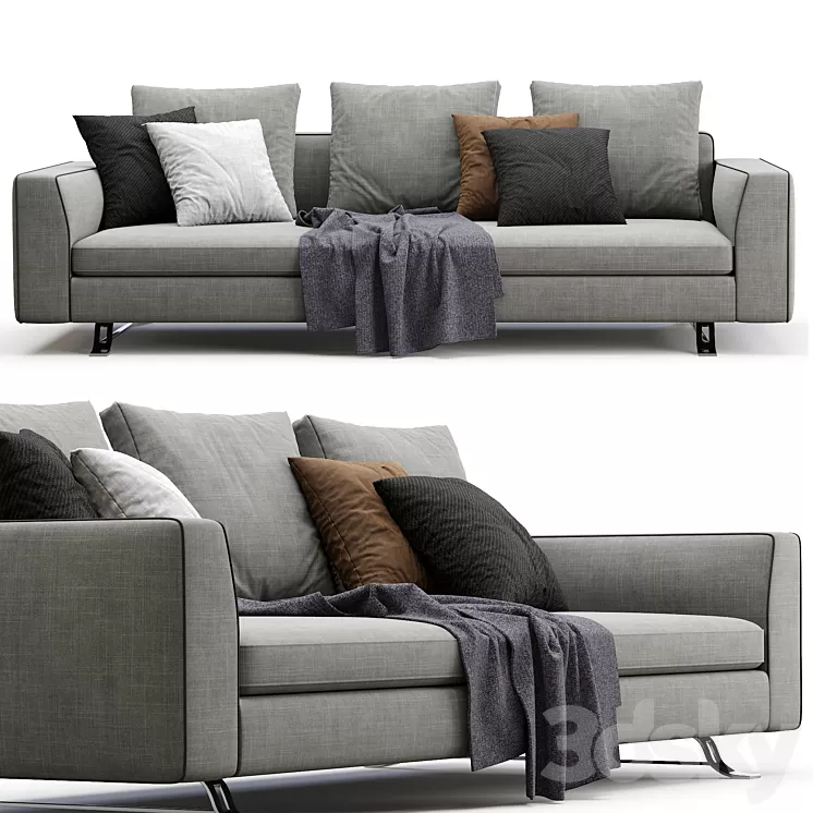 Busnelli Sofa Burton 3D Model