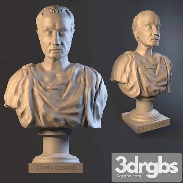 Bust Cesare 3D Model Free