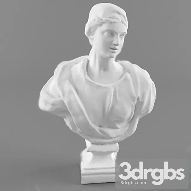 Bust Of A Woman 3D Model Free