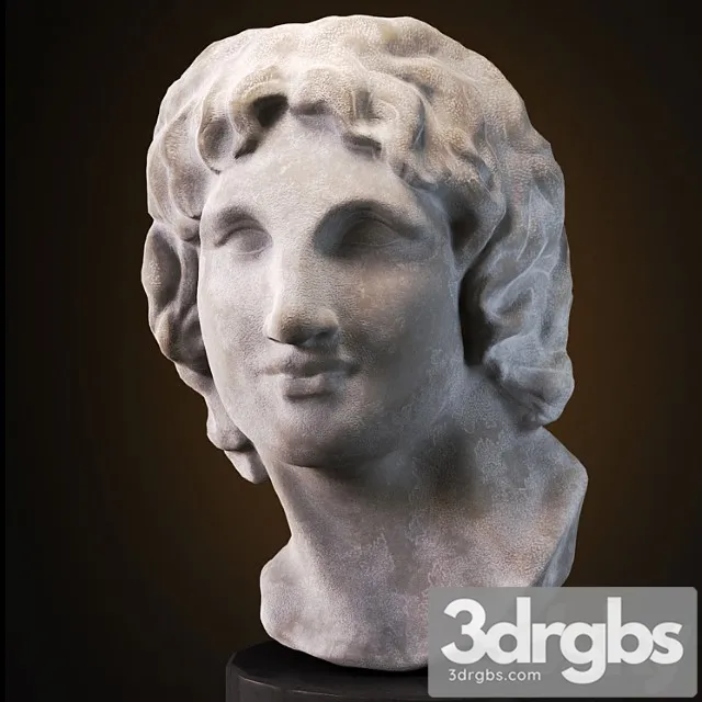 Bust of alexander the great 3D Model Free
