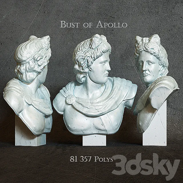 Bust of Apollo 3DModel
