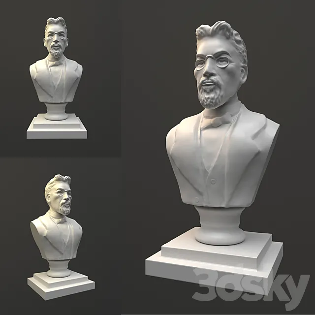 Bust of Chekhov 3DModel