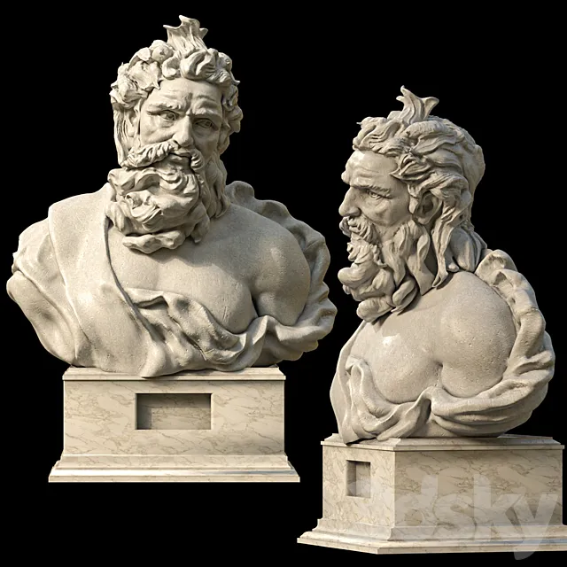 Bust of Neptune 3DModel