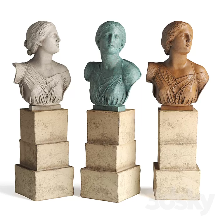 Bust of Niobe 3D Model Free