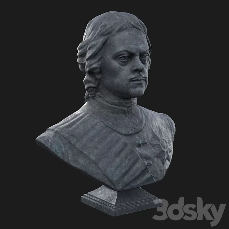 Bust of Peter the Great 3D Model