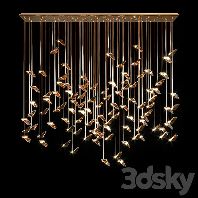 Butterfly chandelier 3DModel