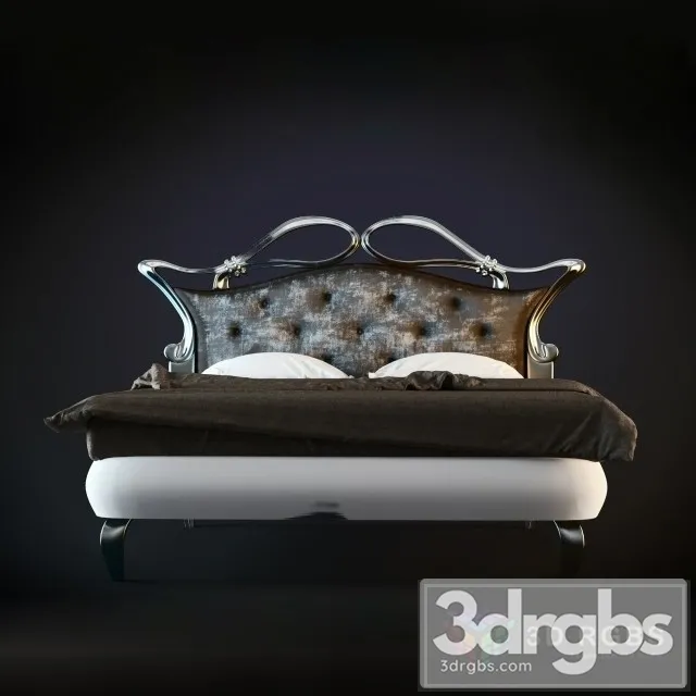 Butterfly Classic Bed 3D Model Free