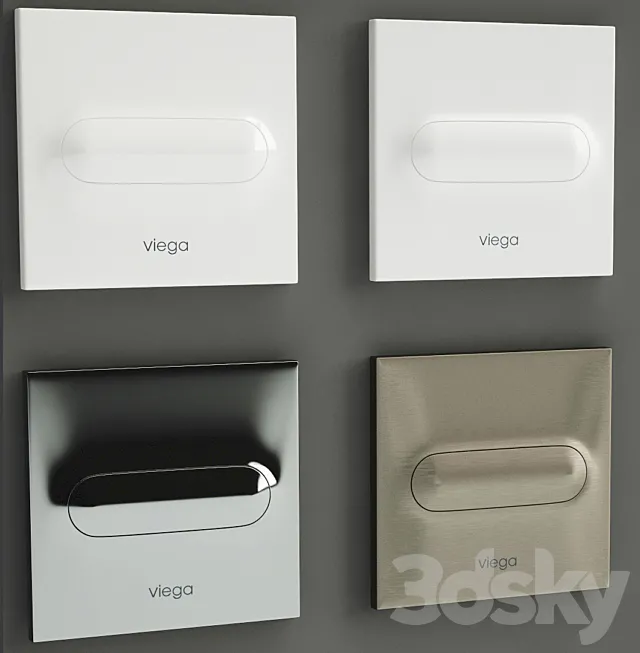 Button drain VIEGA 3DModel