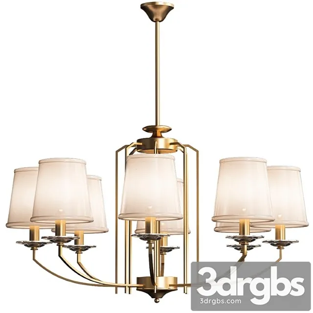Buy Beige Chandelier 3D Model Free
