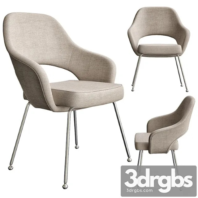 Buy knoll saarinen conference chair 2 3D Model Free