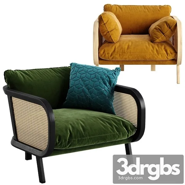 Buzzi Cane Chair 3D Model Free