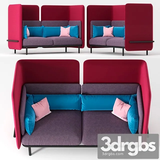 Buzzispark sofa 2 3D Model Free