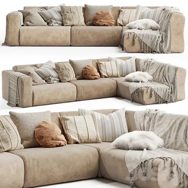 by fonQ Move Corner sofa 3D Model