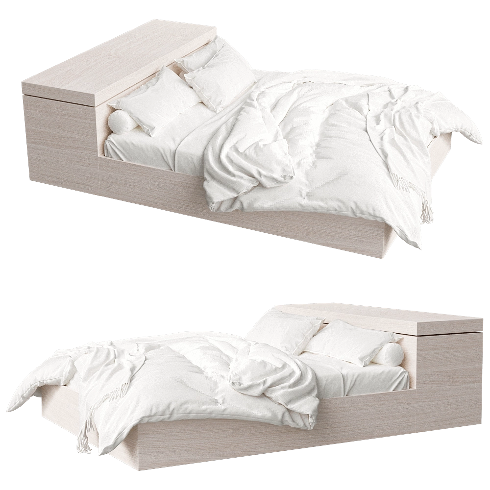 BY Furniture - BED-TABLE 3D Model