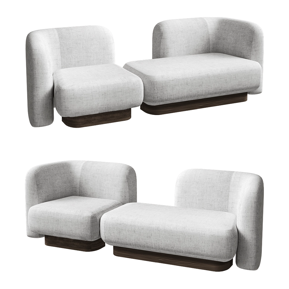BY Furniture - BLOWN SOFA 3D Model