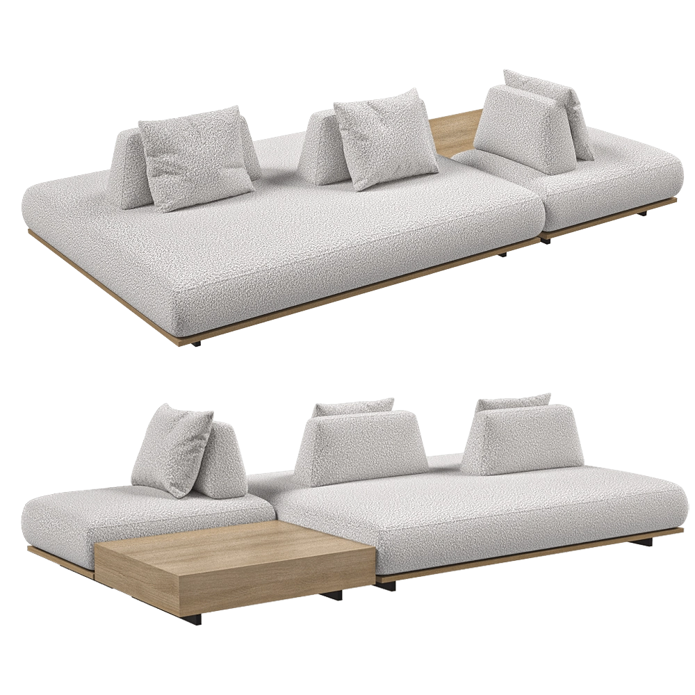 BY Furniture - FLAT SOFA 3D Model