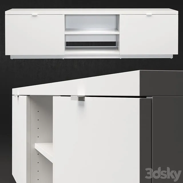 BYAS TV bench IKEA 3D Model