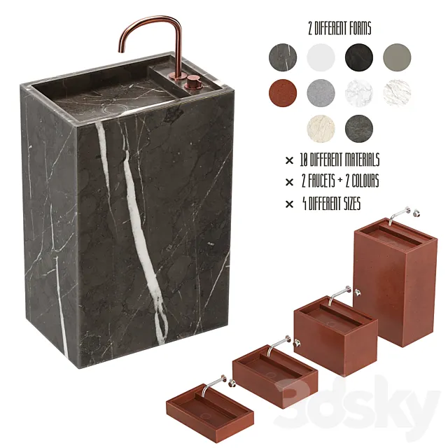 byCOCCON PB Basin 60 3D Model