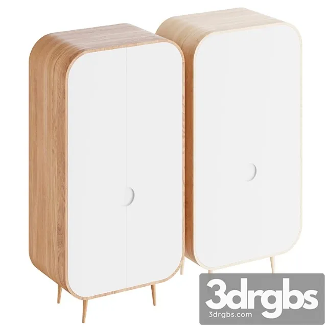Byfurniture Rounded Cabinet Shkaf 3D Model Free