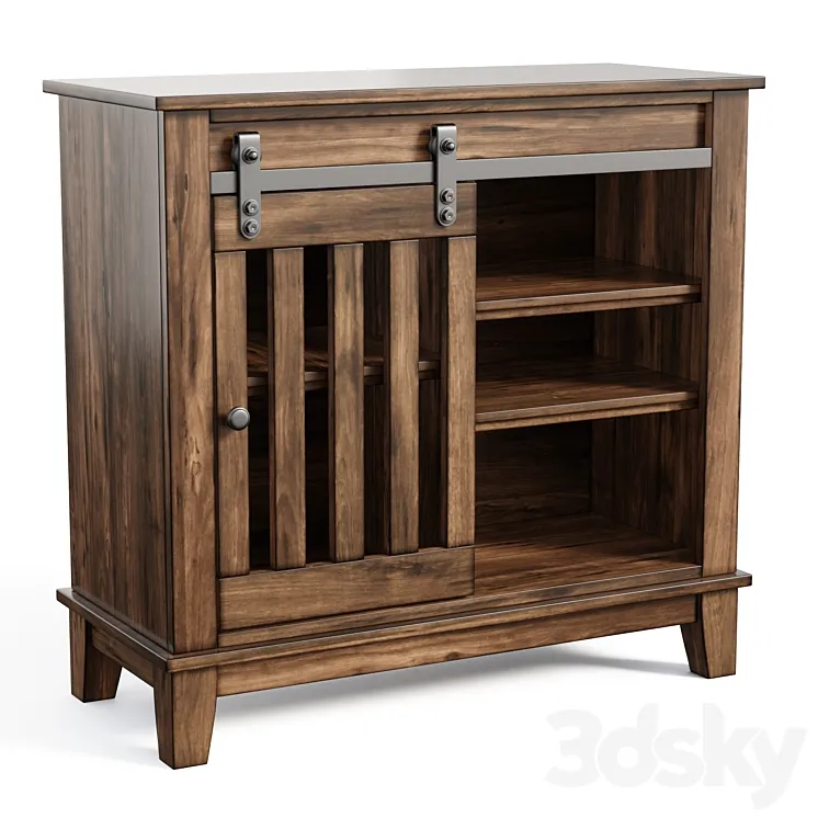Byrd Accent Cabinet 3D Model Free