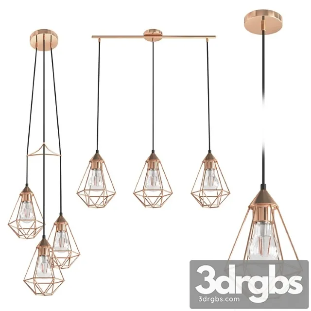 Byron grid lamp 3D Model Free