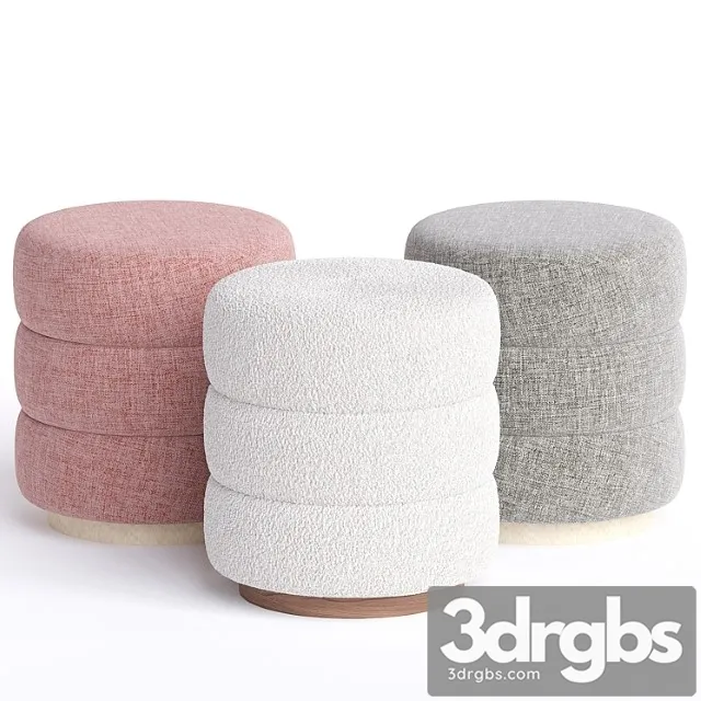 Byzance ottoman army snow pouf