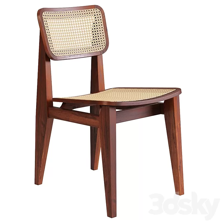 C-Chair Dining Chair 3D Model Free