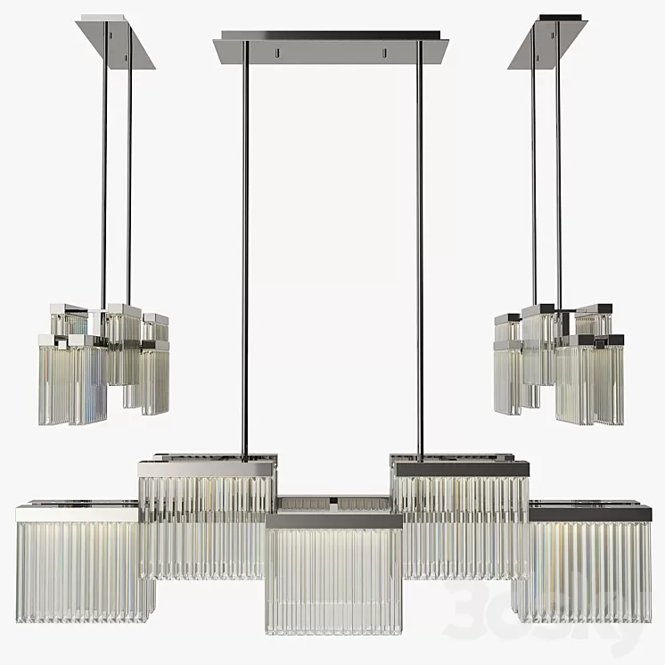 C Webster and sons - Melton Chandelier 3D Model