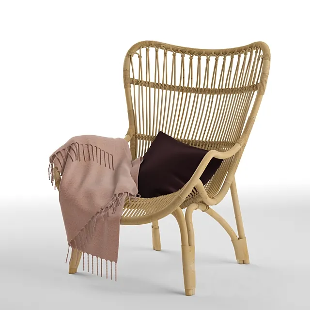 C110 Highback Lounge Chair 3D Model