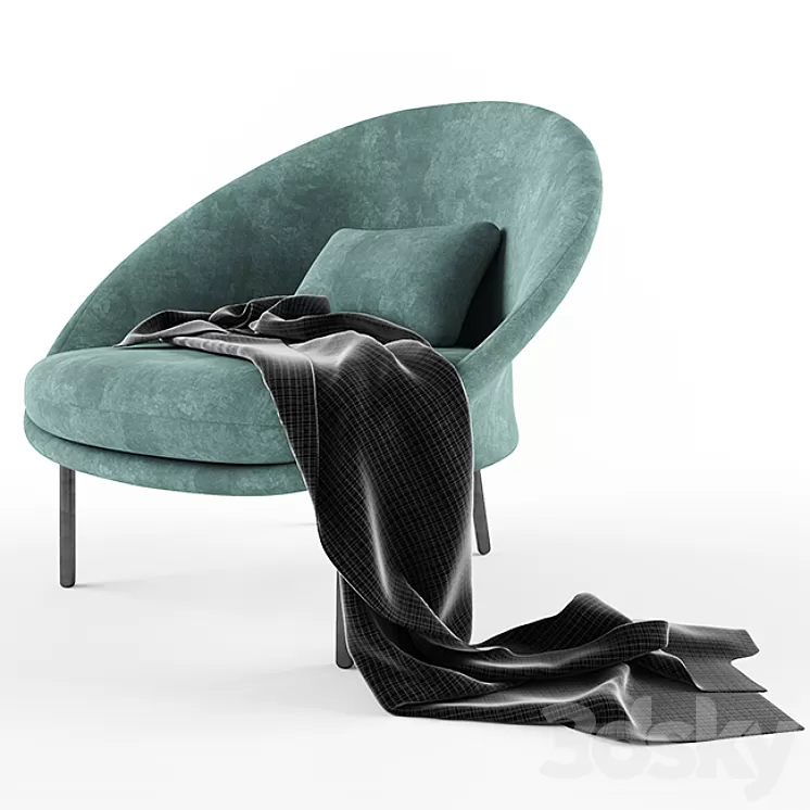 C170D Armchair 3D Model