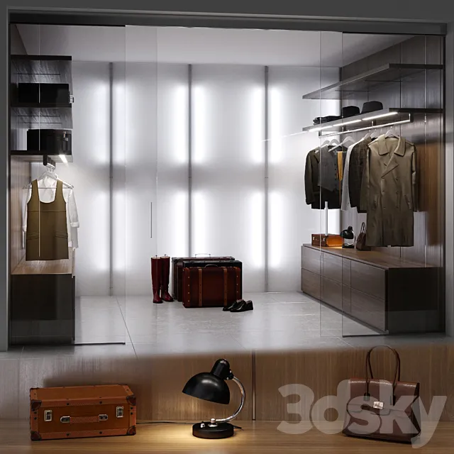 Cabine Armadio PIANCA 3D Model