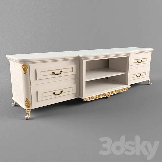 Cabinet carved 3D Model