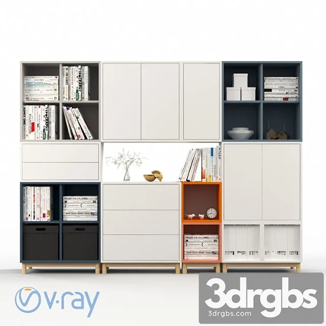 Cabinet combination 3D Model Free