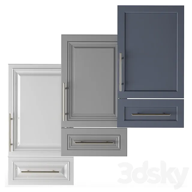 Cabinet Doors 01 3DModel