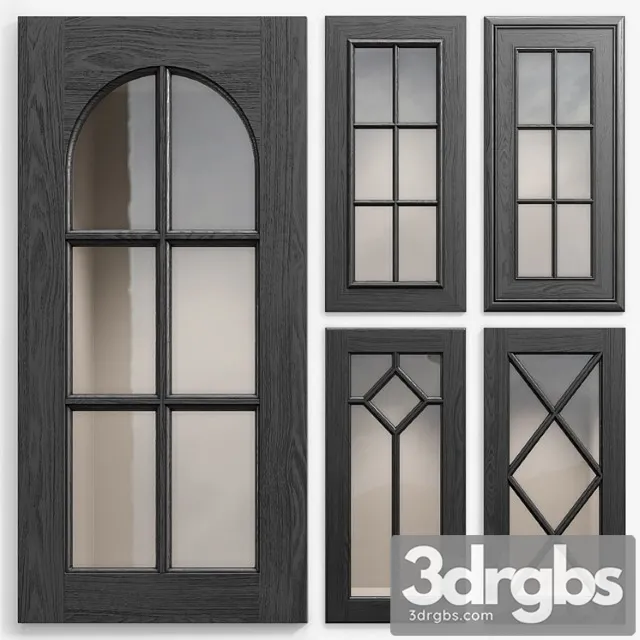 Cabinet doors set 5 3D Model Free
