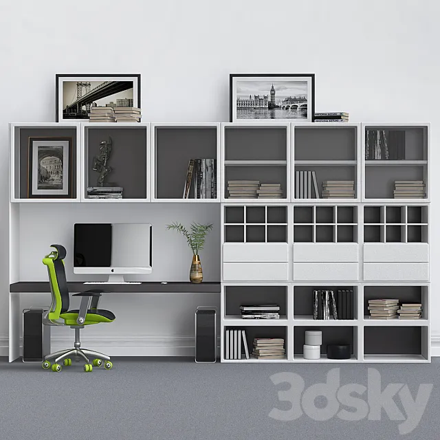 Cabinet for office_2 3DModel
