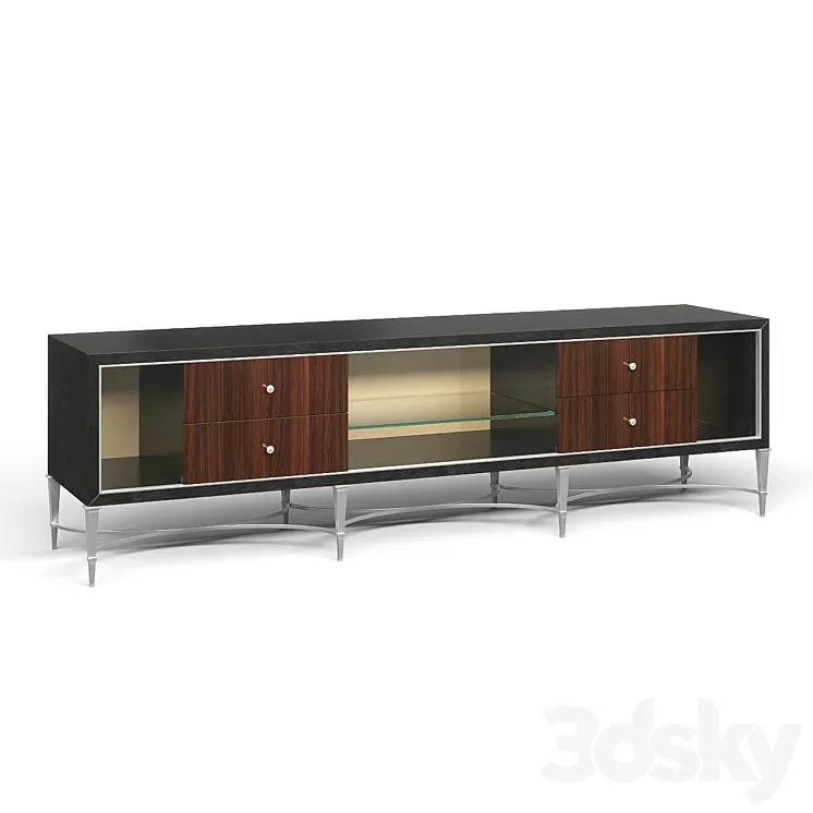 Cabinet for TV and for Mixed Media Caracole 3D Model