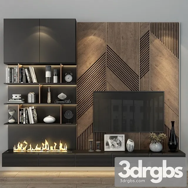 Cabinet furniture 0102 3D Model Free