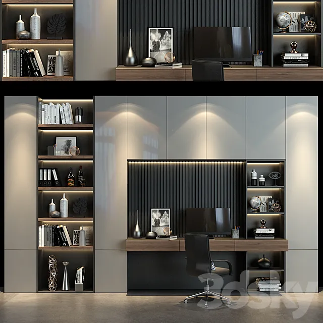 Cabinet Furniture 0113 3D Model