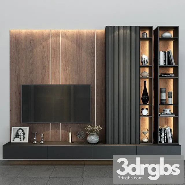 Cabinet furniture 0117 3D Model Free