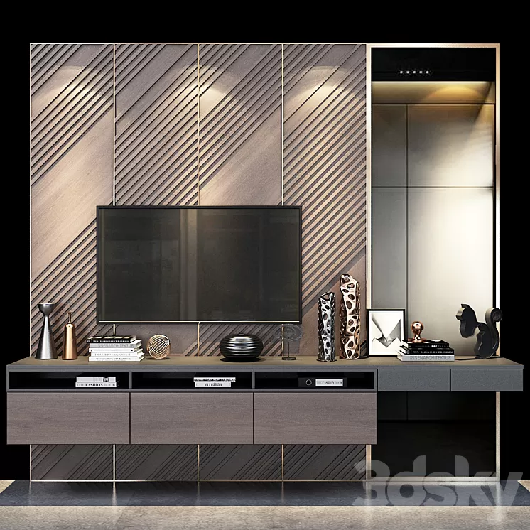 Cabinet Furniture 0122 3D Model