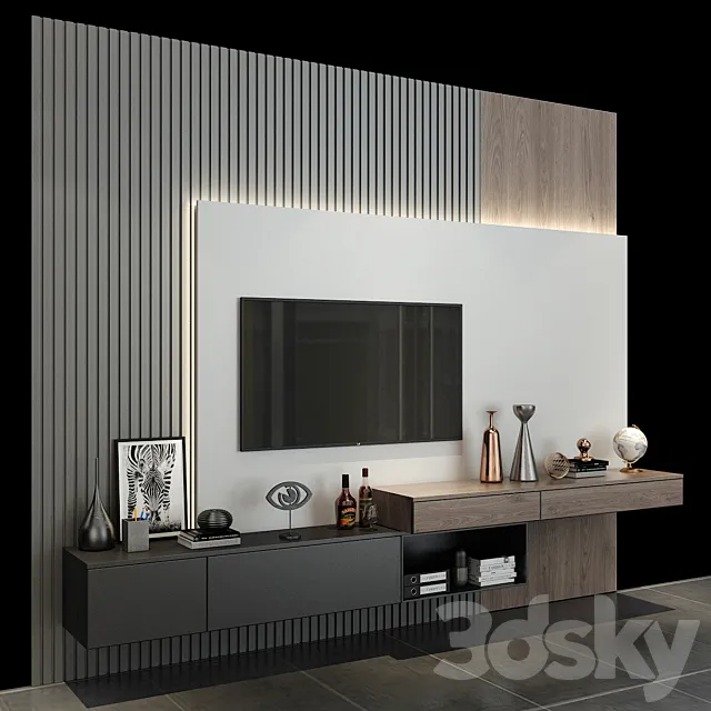 Cabinet Furniture 0131 3D Model