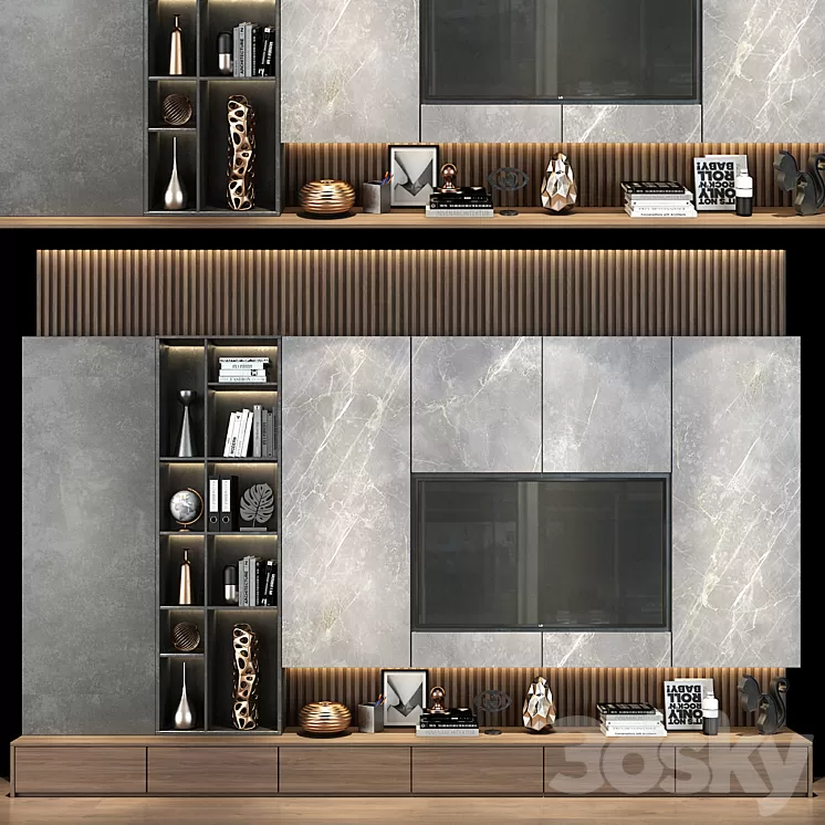 Cabinet Furniture 0139 3D Model
