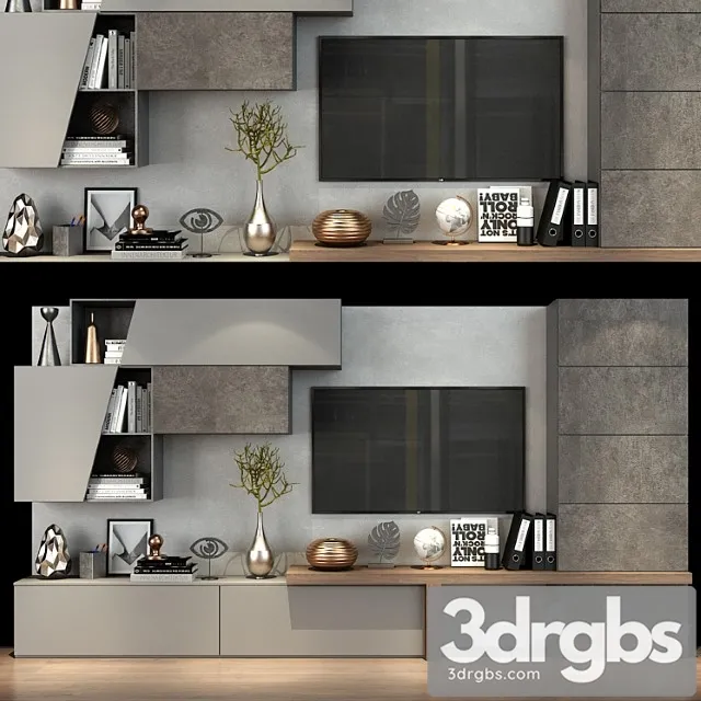 Cabinet Furniture 0142 3D Model Free