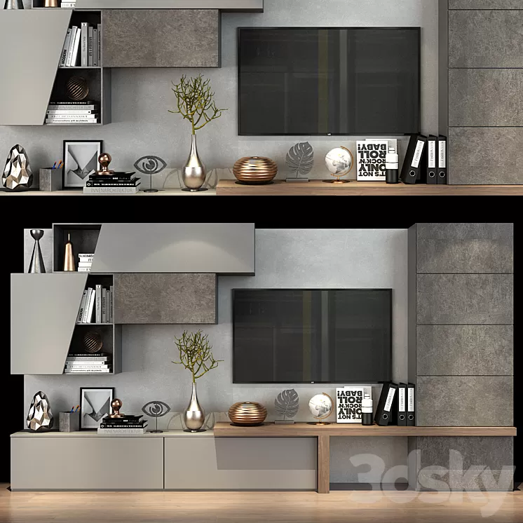 Cabinet Furniture 0142 3D Model