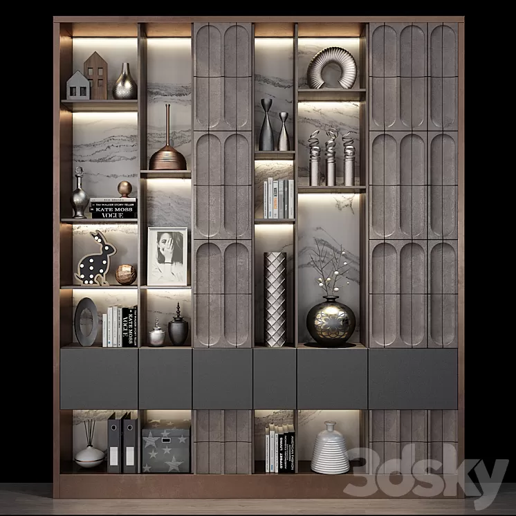 Cabinet Furniture 0297 3D Model