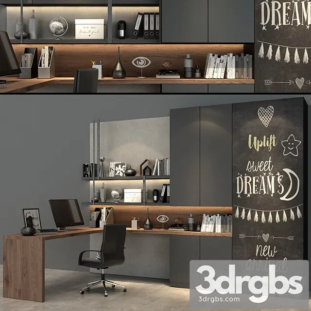 Cabinet Furniture 040 1 3D Model Free