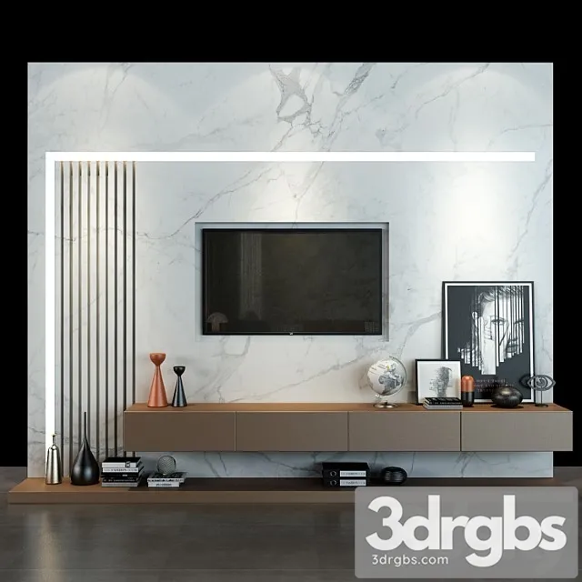 Cabinet furniture 084 3D Model Free