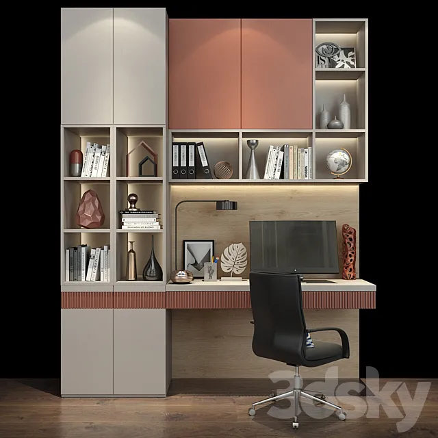 Cabinet Furniture SET 118 3D Model